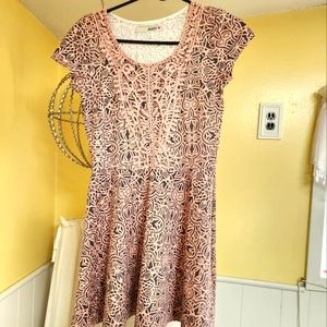 Woman's Derek heart Print dress